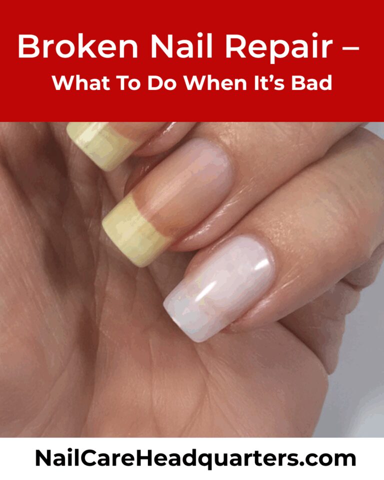 Broken Nail Repair: Repairing a Serious Nail Break